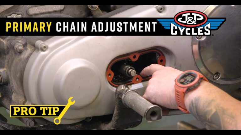 Adjusting Primary Chain Harley Davidson
