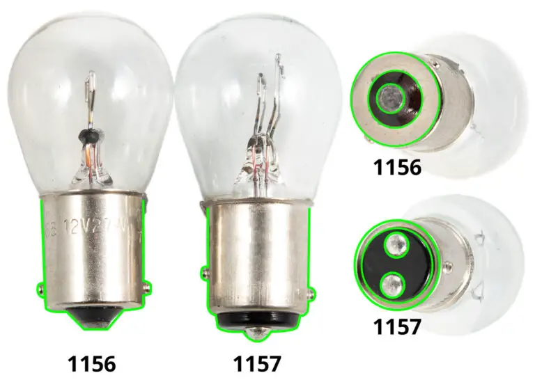 Difference between 1156 And 1157 Bulb