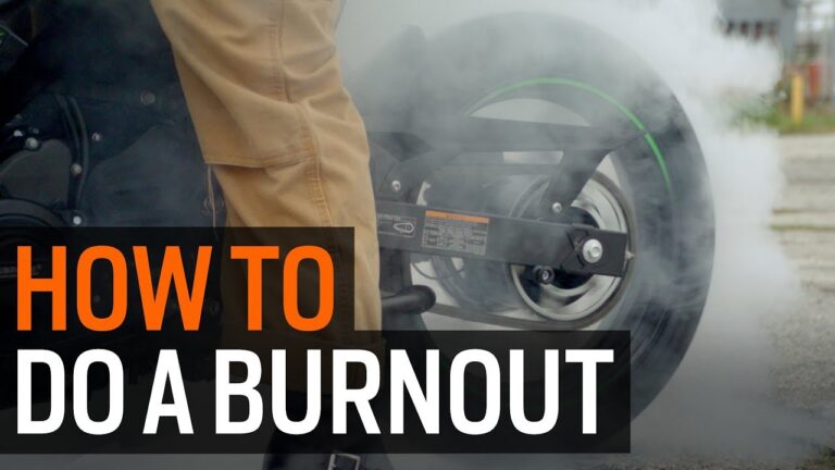 How to Do a Burnout on a Harley