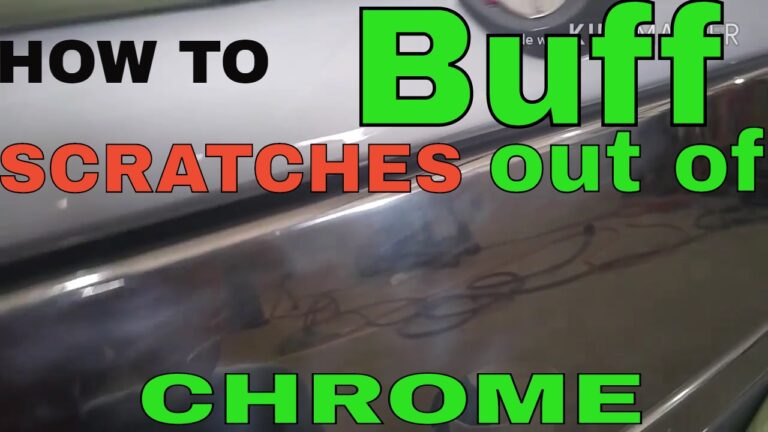 How to Get Rid of Scratches on Chrome