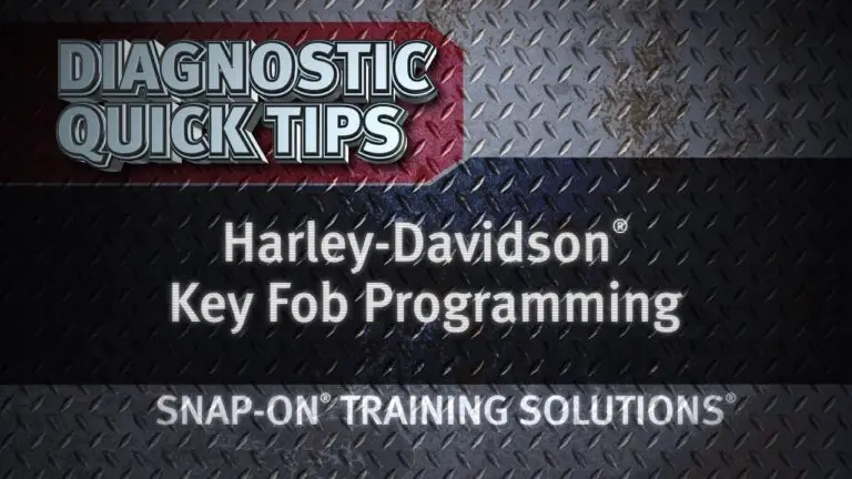 How to Program a Harley Key Fob