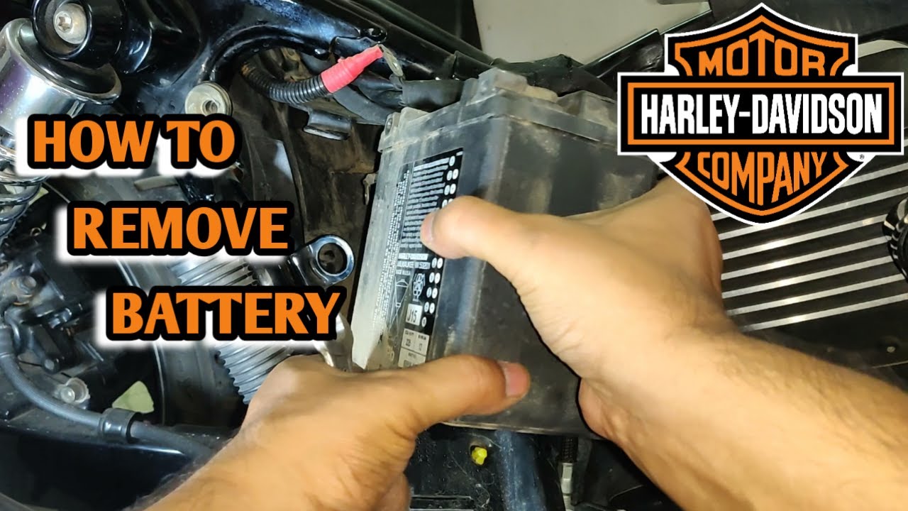 How to Remove Harley Street 750 Battery