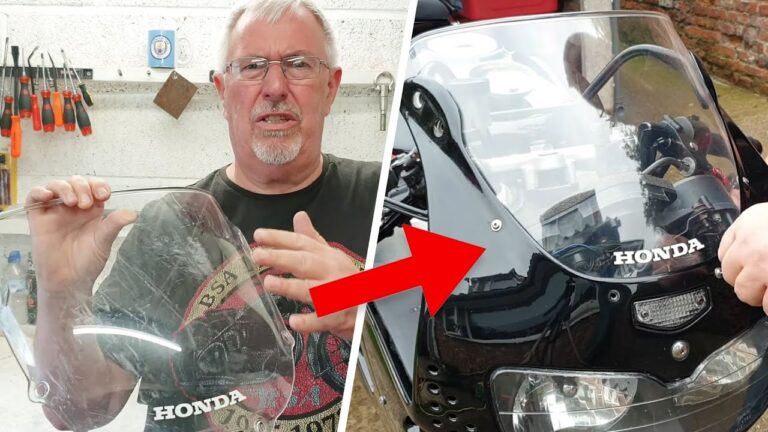 How to Restore a Motorcycle Windshield