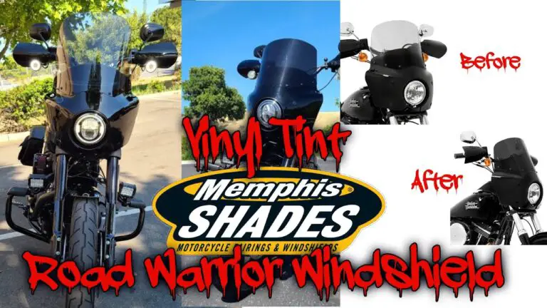 How to Tint Motorcycle Windshield